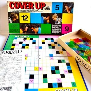 Vintage Cover Up Board Game Parker Brothers 1970s